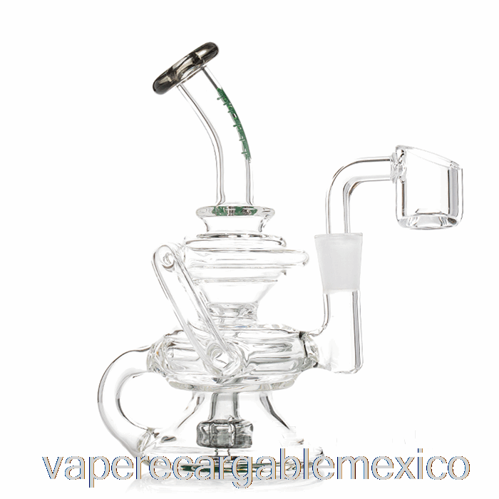 Vape Recargable Ooze Rip Tide Mini Recycler Dab Rig Limo Verde (claro / Verde)